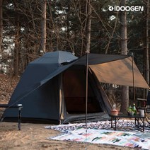 패스트캠프 트라이베카 4DOOR 방수 플라이 원터치 오토 텐트, 라이트그레이