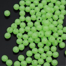 형광팔찌 만들기 원형 야광구슬 100g 어린이미술 역할놀이 키즈, 1개, 외경6mm