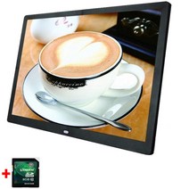 전시용모니터 승강기 디지털액자 스마트 전자앨범 15인치 1280 x led, 검은색 8GB, 영국 플러그