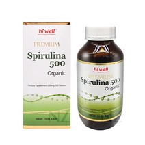 [하이웰] 프리미엄 유기농 스피루리나 500 500정, 1통