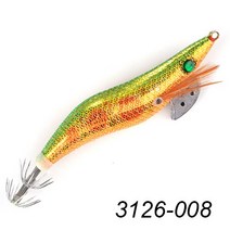 무늬오징어피규어 낚시 도구 액세서리 낚시미끼 낚시 루어 지그 싱커 2 #2.5 #3 # 오징어 후크 바다 낙지, 08 3126-008_02 3.0