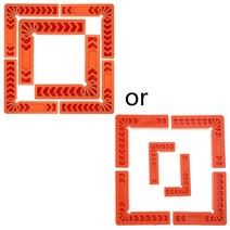 90도 포지션 제곱 직각 코너 클램프 L 형 눈금자 카펜터 6x, 1개