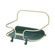 건조기선반 펜트리 세탁기선반 고릴라렉 주방 천공 벽 선반 드릴 필요 없음 나사 정리함 도어 스토브, 한개옵션1, 02 레이크 블루