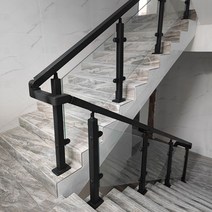 스테인레스 스틸 기둥 유리 계단난간대 자체 조립, 304 소재 50 사각 튜브 850mm 높이