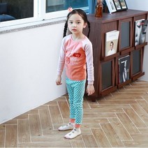 삐삐롱 캔디래빗 여20수 9부후라이스실내복 세트16F1643BD_OR