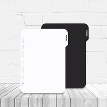 코끼리 U팩 다이어리 보조배터리 6000mAh, 블랙