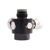 PCP 조절기-공기 Co2 탱크 G1/2-14 압력 제어 1500Psi 게이지, 한개옵션0