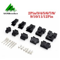 3D프린터부품 3D 프린터 커넥터 SM2/3/4/5/6/7/8/9/10/11/12 핀 피치 2.54MM 암수 하우징 + 단자 SM-2P JST, 11Pin