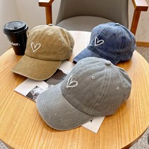 유니섹스 하트 베이스볼 캡 YS2802