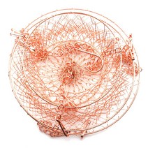 3 계층 주방 교수형 과일 바구니 와이어 접는 바구니 후크 디자인 부엌 홀 객실 저장소에 대한 공간을 저장, 프랑스, Brown