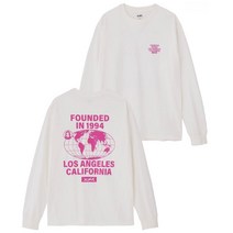 엑스걸 X-girl WORLD MAP L/S TEE