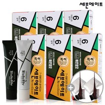 동성제약 세븐에이트 새치 염색약 6개+염색도구 2개, 옵션선택:6호 갈색