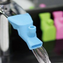 [3개] 어린이손씻기 유치원 보조 세면대 연장탭 수도꼭지 세면 수전 손씻기 실리콘 유아 어린이, 랜덤, 3개