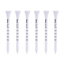 WIZMAX 클래식 골프티 눈금 원목 우드티 83mm 깊이조절 나무 롱롱티, 150개입