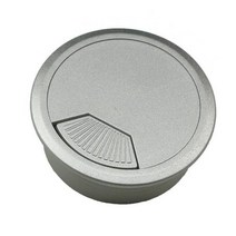2pcs ABS 컴퓨터 책상 테이블 그로멧 케이블 항구 철사 구멍 덮개 50mm 저장 선반 가구 기계 설비, 05 brown