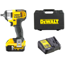 디월트 DCF880P2 충전 임팩 렌치 20V 5.0Ah 배터리1개 세트 2022년 제조, DCF880P2 배터리1개세트