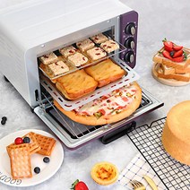 가정용 전기오븐 15L 피자 스테이크 제과제빵 미니, 화이트
