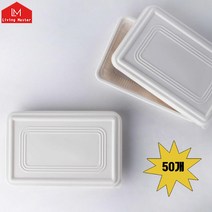 선일팩 50개 배달 기 포장 캠핑품 신소재 생활품 일회용도시락 그릇 0WB9C9E2, 1개, 1개