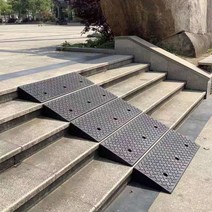 자동차 차량 진입판 경사판 세이프티업 카업 가정용 경사 휠체어 장애인 이동식 문턱 진입 발판 매트 고무, 50X60X13