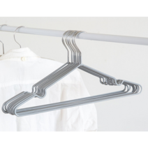 영스타 논슬립 PVC 코팅옷걸이, 그레이, 60개