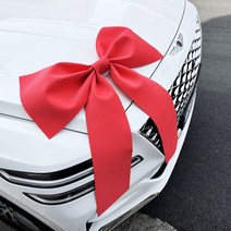 웨딩카 장식 빅리본 왕리본 웨딩카 장식 더블 심플 리본 세트, 06_심플 빅 리본 단품