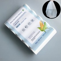 친환경 생분해 휴지통 리필 봉투 20매 5개 세트, 1개