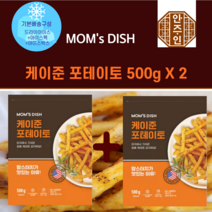 맘스터치 케이준 포테이토(양념감자) 500g, 2개