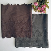 자투리 면레이스 월계관로즈 택1, 면레이스 월계관로즈 진브라운