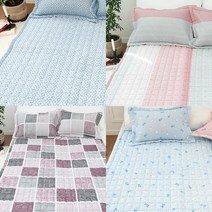 더와이 시원한 여름 시어서커 침대패드 겸 카페트 SS Q, SS_그레이