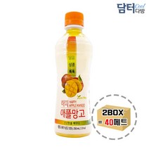 연호음료 해피 애플망고 350ml (20페트) x 2박스, 1