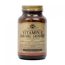 솔가 천연 원료 비타민E 268mg(400 IU) 소프트젤 250정, 1개, 1개, 상세내용 참조