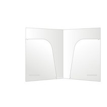 오렌지오피스 A4 A3 겸용 투포켓 투명 L자화일 10p, 2세트