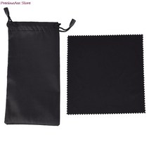 렌즈 파우치 1 pcs 검은 안경 선글라스 캐리 백 보호 소프트 마이크로 화이버 닦아 헝겊