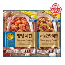 [오뚜기] 오즈키친 양념치킨/마늘간장치킨 580g 2개, 양념치킨 580gx2개