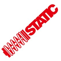 STATIC 서스펜션 차량용 데칼 튜닝 스티커, 1개, 오렌지(중)