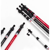 글램케이브 230cm 280cm 높이조절 폴대+폴대가방, 3개+수납가방, 실버