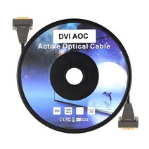 NEXT-5015DAOC DVI 하이브리드 AOC 광케이블 15M 관제실 관공서 TV 모니터 연결
