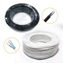 LK글로벌 VCTF 1M 컷팅전선 케이블, 블랙, 2.5SQ×3C