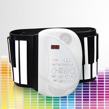 투리 전문가급 초고음질 롤업 피아노 61/88건반 전자키보드/ 롤피아노 건반/디지털피아노/ 포터블 휴대용피아노 페달/가방증정, 88건반