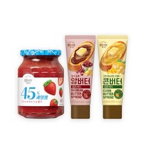 복음자리 45도딸기잼350g+앙버터스프레드120g+콘버터스프레드130g