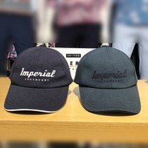 임페리얼 20FW 가을 신상품 남성 자수 포인트 베이직 캡 IAAW301 [2001안양점], 그린(22)