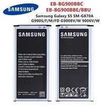 핸드폰 배터리 교체 삼성 원래 eb-bg900bbc eb-bg900bbebbu 2800mah 배터리 삼성 갤럭시 s5 sm-g870a g900sfmfd g9008vw nfc, 없음