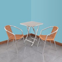 야외의자 테라스 비치 라운지 체어 팔걸이 캠핑 발코니 카페 가게 실외 알루미늄, 옵션8