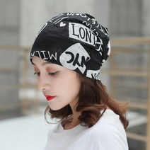 투기 모자 여성 봄 여름 얇은 풀오버 배기 반다나 면사 화료 멀티 임부 산후 조리 2565703149