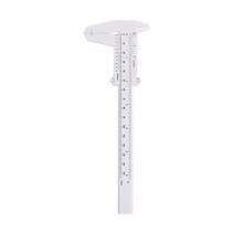 150mm 플라스틱 버니어 캘리퍼스 보조 위치 눈금자 목공 마킹 황금 비율 DIY 측정 도구, 하얀색