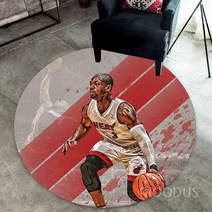 원형러그 북유럽 침실 흔들 의자 컴퓨터 회전 의자 매트