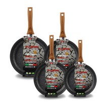 이태리 플로날 논스틱 화강코팅 후라이팬5종 택1 인덕션후라이팬 궁중팬 가정용 업소용팬, 프라이팬20cm