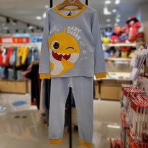 코코리따 골지 순면 스파이더맨 아기상어 티라노사우르스 CE 케릭터 실내복