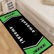 실내 자전거 런닝머신 안마의자 매트 홈짐 밸런스 바이크 패드 혼다 가와사키 야마하 bmw 바닥 장식 미끄럼 방지 용 맞춤형 오토바이 디스플레이 레이싱 모토 주차 카펫, 80x200cm, A12