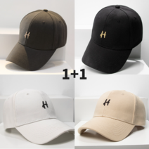 세븐케이 심플 로고 볼캡 1+1